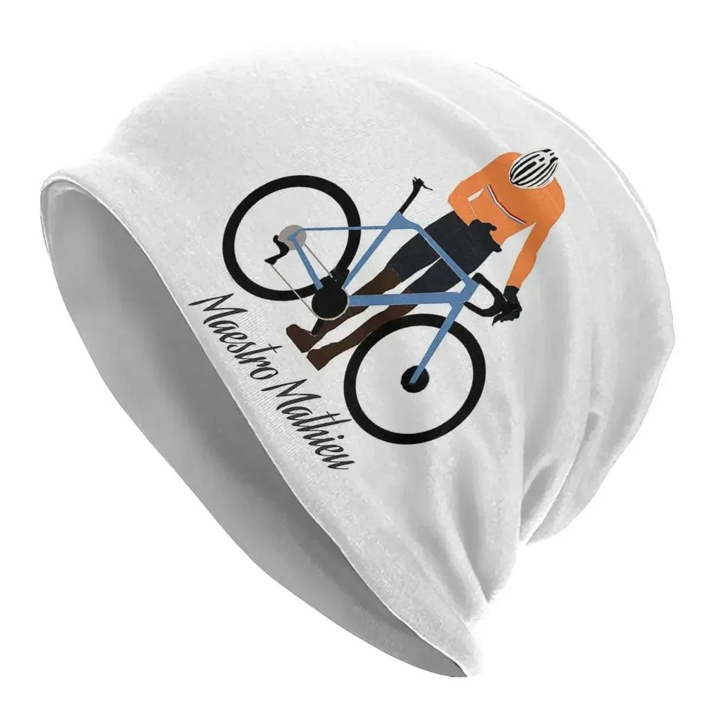 Mathieu Van Der Poel Warm Knitted Cap Fashion Bonnet Hat Autumn Winter Outdoor Beanies Hats for Unisex WoUnisex Adult