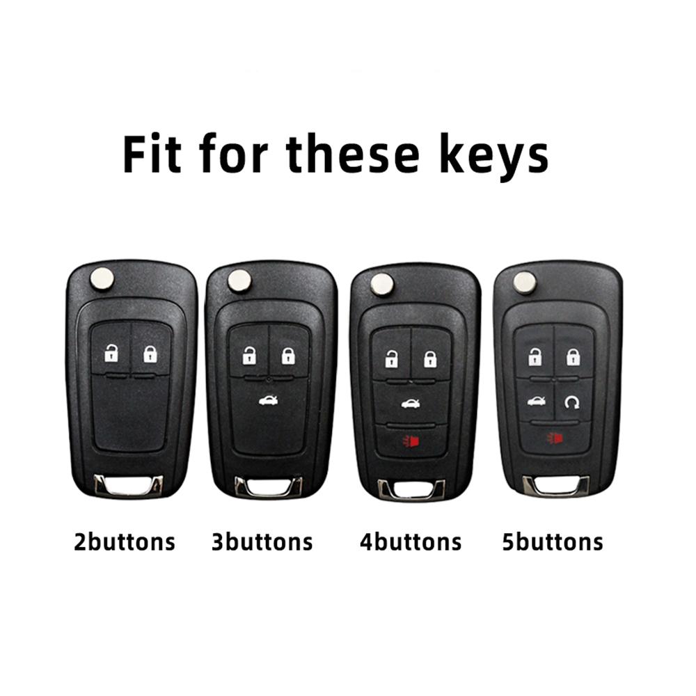Gold Edge Tpu Car Key Case Cover Keyless Shell Fob Bag For Chevy Equinox Malibu Sonic Gmc Terrai Chevrolet Impala Camaro Cruze