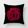 New Valentine's Day Red Rose Pillow Cover Wedding Gift Home Pillow Cover