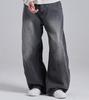 Beoteunseoul Balloon Fit Soft Wash Denim Pants (Gray)