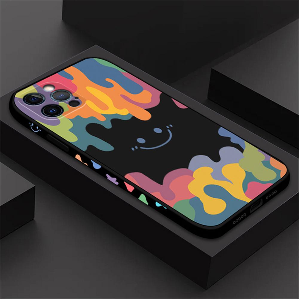 

Роскошный чехол для телефона IPhone 14 13 12 11 Pro Max Xs X Xr 6S 8 7 Plus Apple, силиконовый мягкий защитный чехол For iPhone 6 or 6S чёрный
