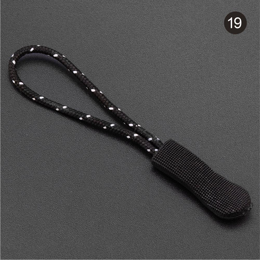 10Pcs Fixer Crafts Tag Apparel Sewing End Fit Zipper Buckle Zipper Puller Zipper Ropes Zip Cord