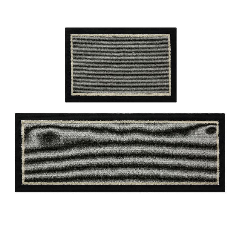 High-End Non-Slip Kitchen Floor Mat: Absorbent, Oil-Resistant, Wear-Resistant, Machine Washable Rug for Entrance.