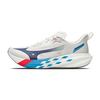 Men's Sneakers Velox Running Shoes Unisex Low-top Limestone White/Single Blue