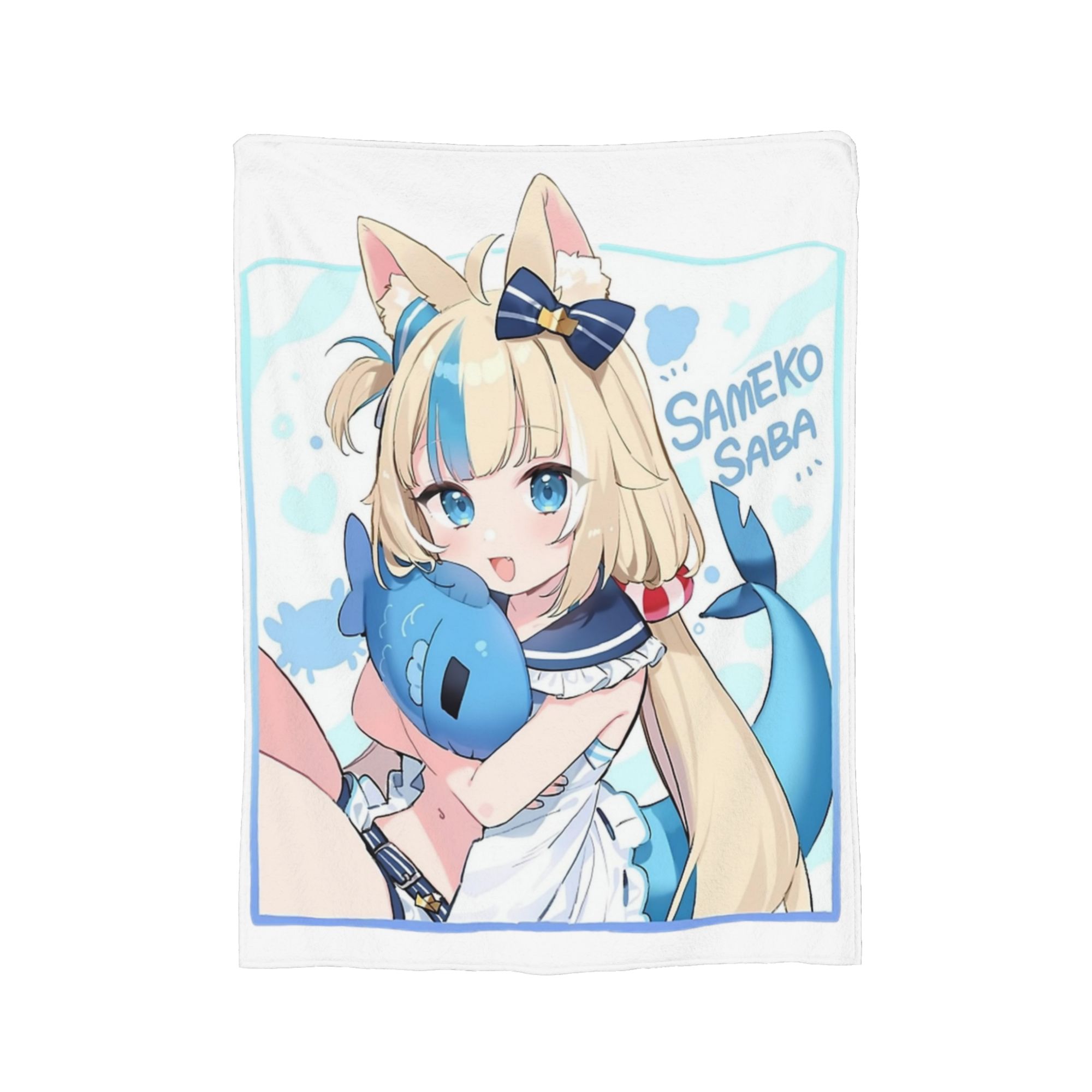 

Sameko Saba Blanket Fleece Spring Autumn Multi-function Soft Throw Blankets for Bed Office Quilt 30x40in