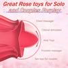 Rose Tongue Licking Vibrator Adult Supplies 10 Modes Vibrating Clitoris Nipple Stimulator Massage G Spot of Sex Toys for Women