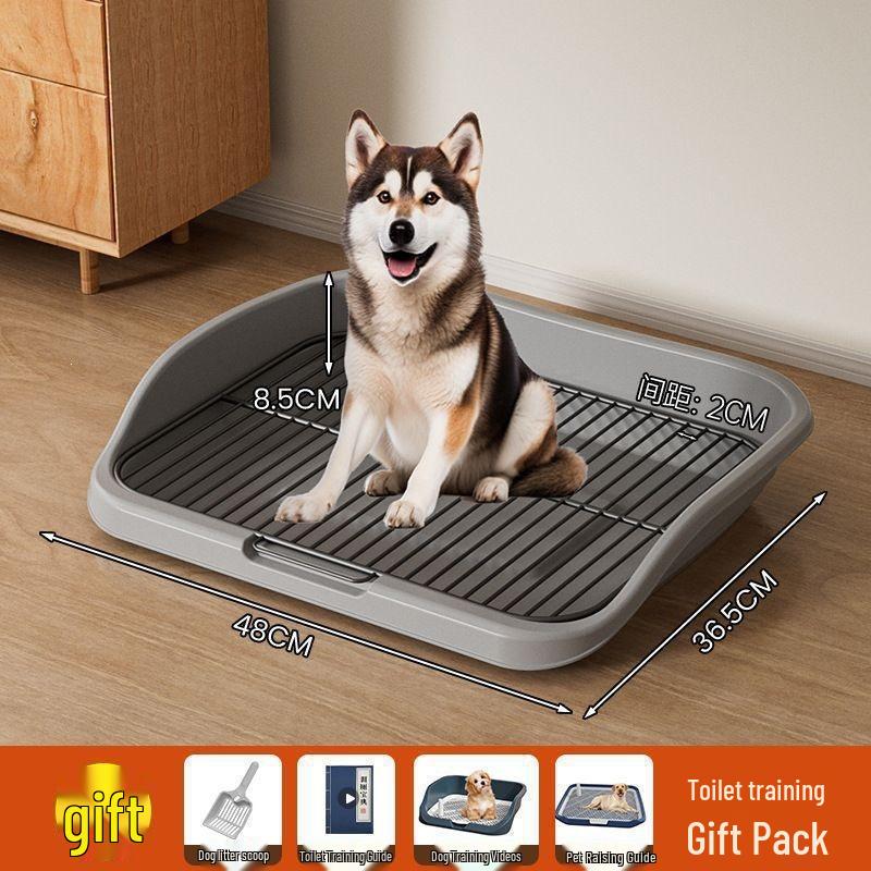 Cross-Border Pet Toilet for Medium & Large Dogs - Anti-Stepping, Full Range Cleaning Solution