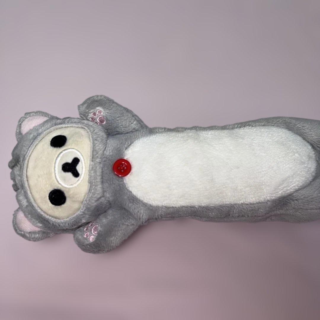 Korilakkuma Rilakkuma Plush Pen Case Gray Pen Case