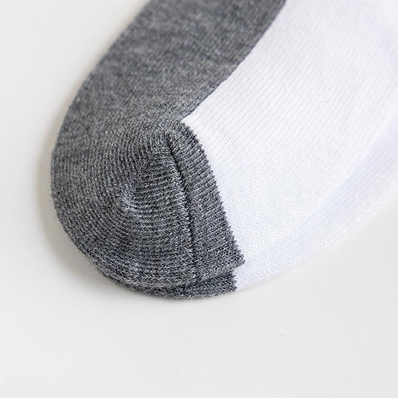 12 paia di calzini corti basic per bambini - design bianco e grigio, traspiranti - adatti per ragazzi e ragazze per la stagione del rientro a scuola