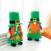 Saint Patrick's Day Gnome Irish Hat Doll Tier Tray Decor Gnomes Ornament for Dormitory Bedroom Tabletop Decorations