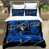 G-GTR Racing R-Retro Bedding Set Printed Duvet Cover Comfortable Breathable Luxury Cotton Quilt Pillowcase Single KingQueen Size