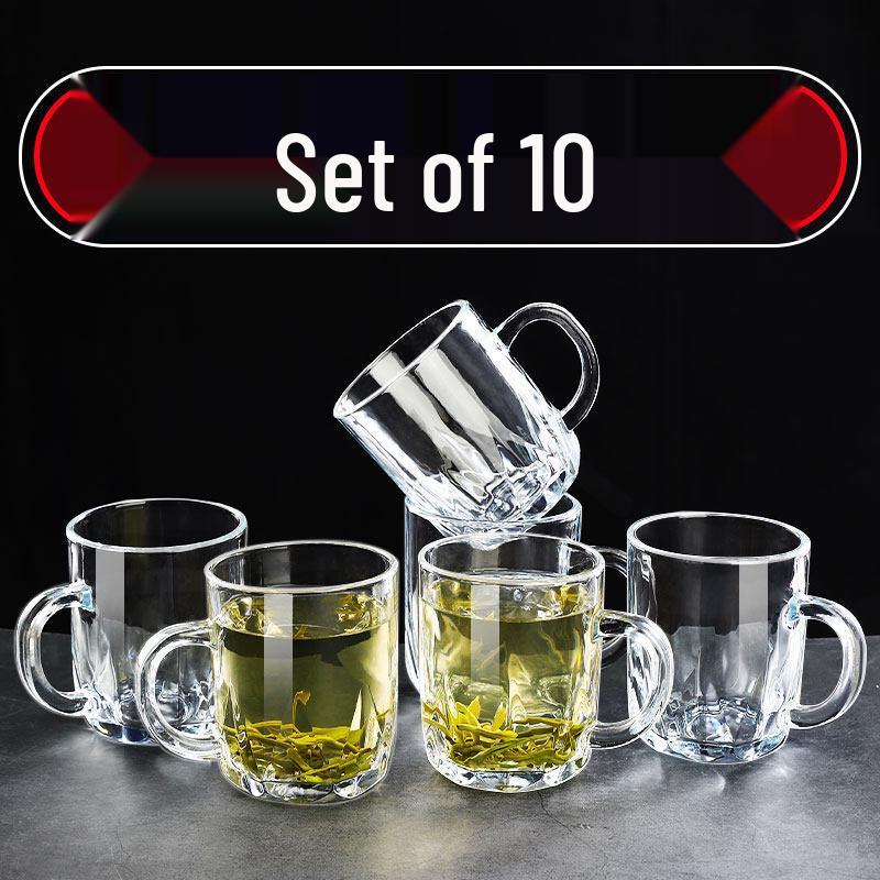 ZISIZ Heat-Resistant Glass Cup Set