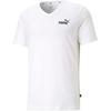 Puma T Shirts Men's White V Neck Moderate Straight Fit 630562-02