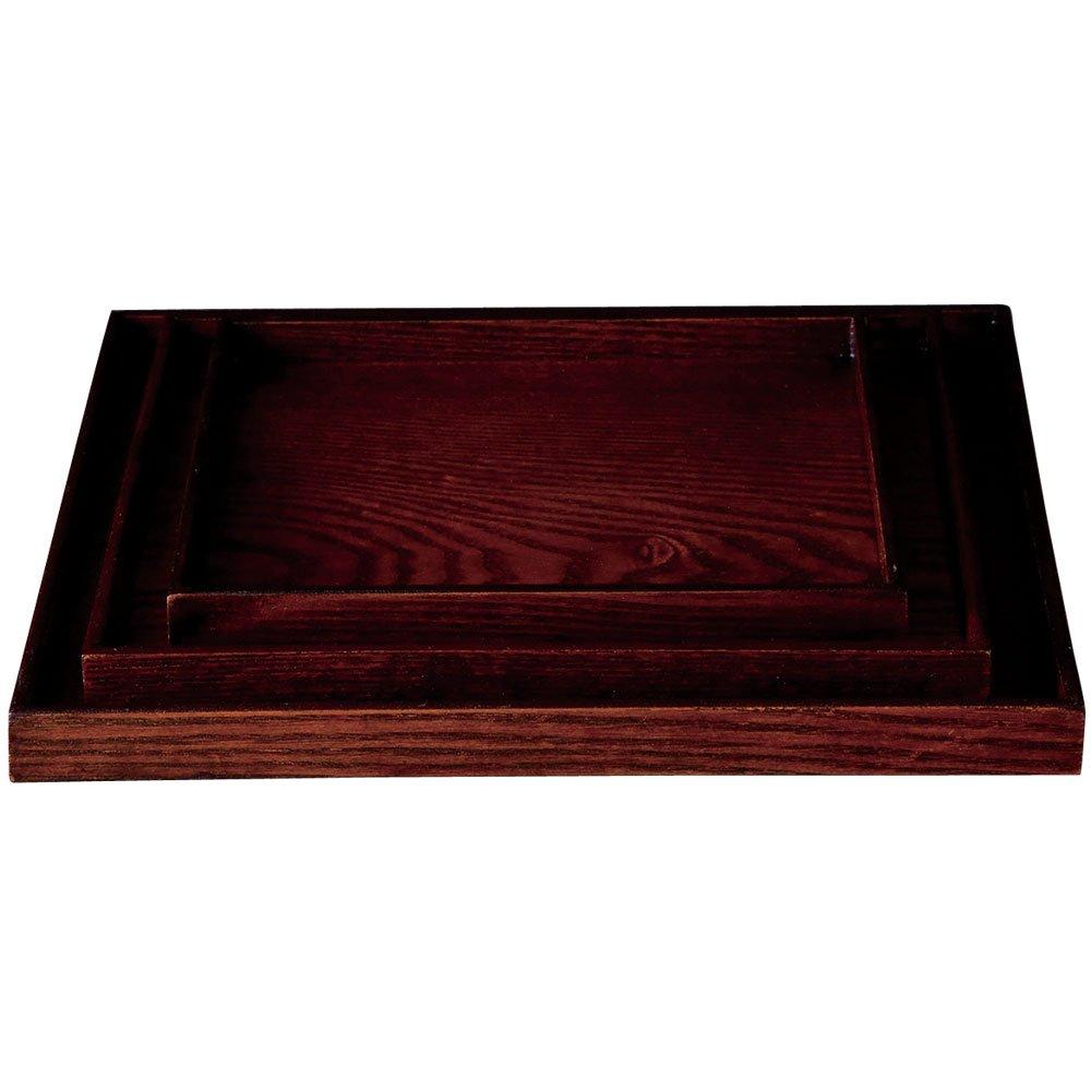 

Yamashita Craft Wooden Square Plate Size 23530000