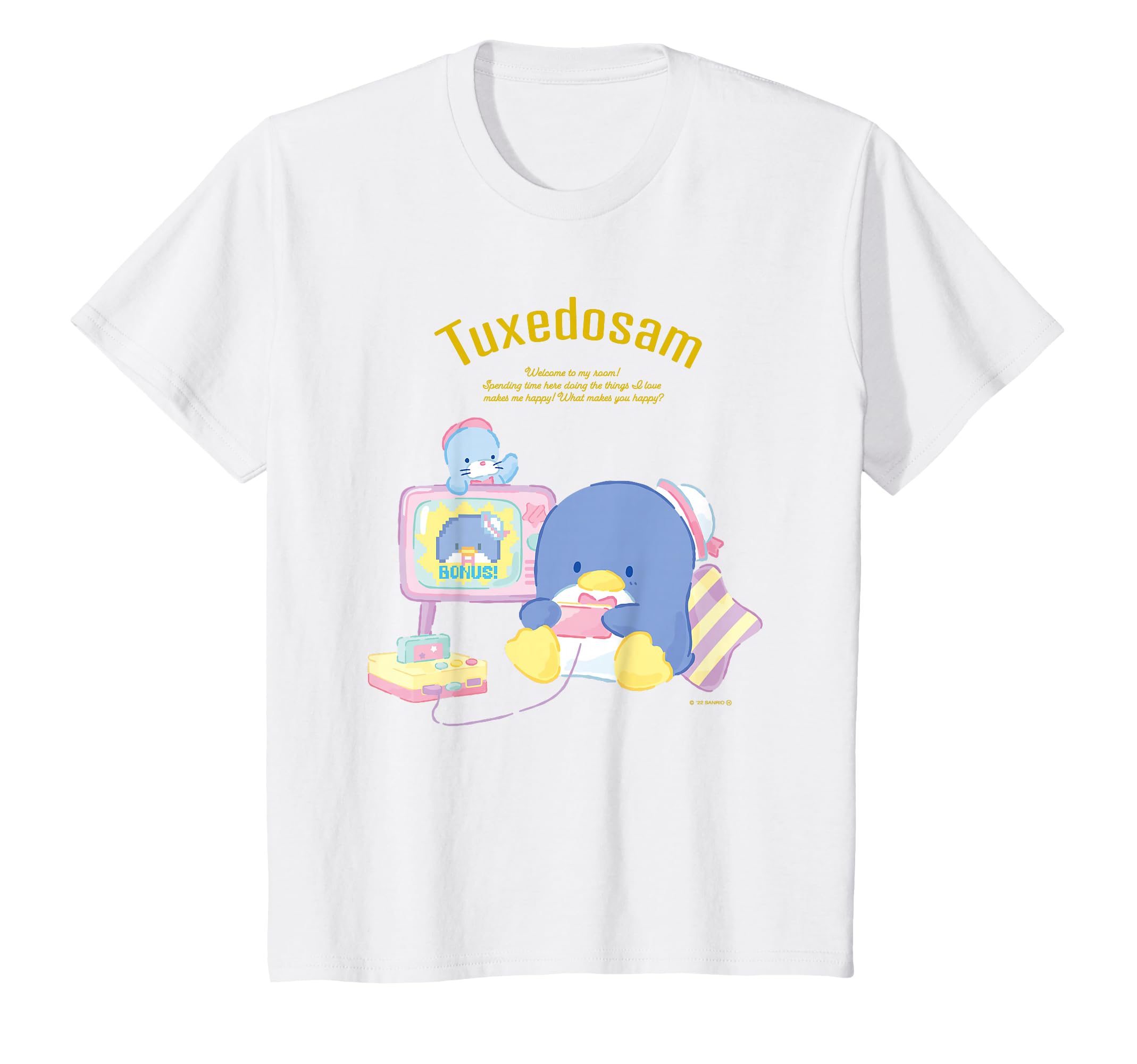 

Kids Tuxedo Sam Happiness My Room T-shirt
