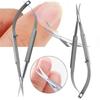 Professional Nail Cuticle Scissors Stainless Steel Manicure Tool Curved Blade Sharp Dead Skin Remover Clipper  Kit Beauty Tools