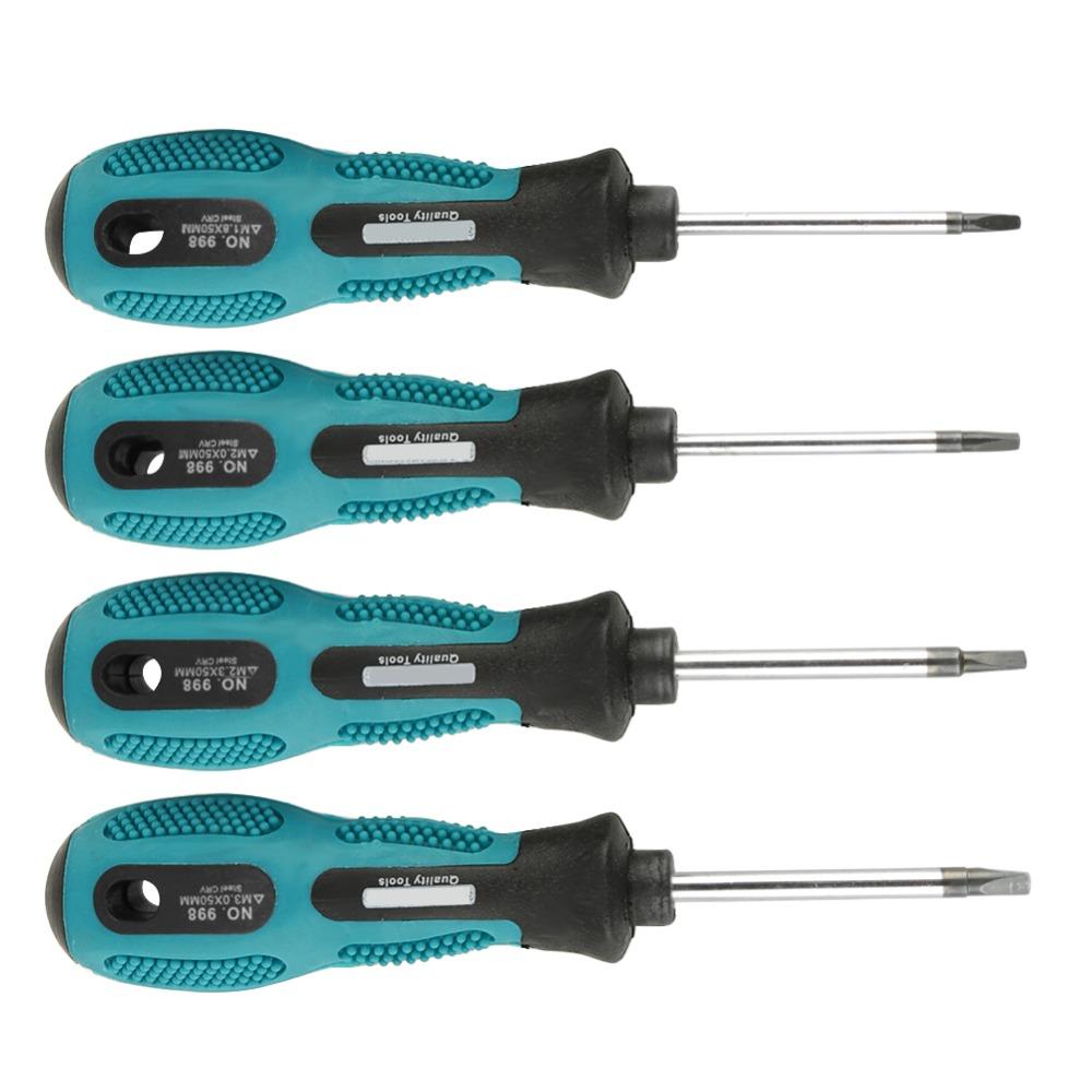 4PCS Magnetic U Fork Screwdriver Chrome vanadium Multifunctional Hand Tool Triwing Screwdriver Set Precision U Type Screwdriver