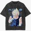 Dragon Ball 2026 Summer Vintage Washed Cotton T Shirt Oversized Streetwear Son Goku Evolution From Kid To Super Saiyan