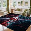 AC Milan Design Crystal Velvet Rug Soft Decorative Mat for Bedroom Entrance