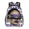 Anime Hair Girl Rihanna Student Backpack School Bag Hiking Travel Daypack for Men Women Fashion Bookbag Shoulder Bags