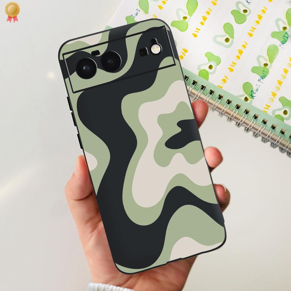 For Google Pixel 6 Case Cute Kawaii Cat Clear Silicone Shockproof Cover Capa For Google 6 Pixel 6 Pixel6 Phone Shell Funda Coque