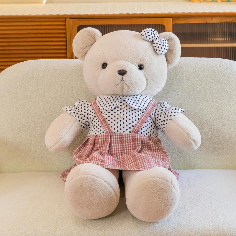 Couples Teddy Adorable Bear Plush Toy Soft And Cuddly Stuffed Animal For Girls And Friends