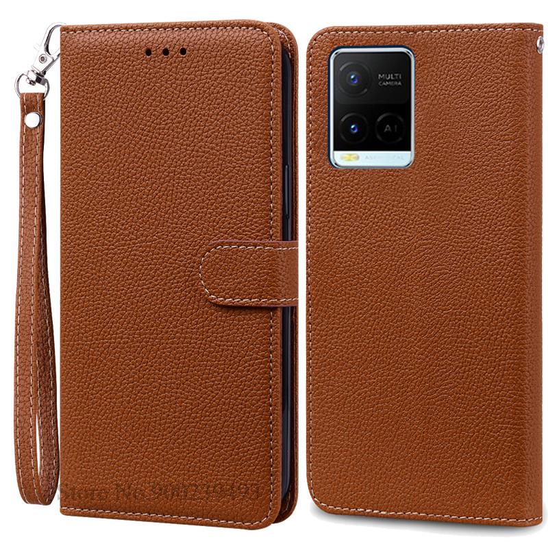 For Vivo Y21 2021 Y21S Deksel Lommebok Flipdeksel For Vivo Y33S Y33T Y32 Y21T Y21E Y21A Y21G VivoY21 Silikondeksel Coque Fundas Etui