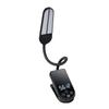 Portable LED Light Book Light Portable Design Double Head Clip Light Timed Display USB Rechargeable Reading Light Desk Use