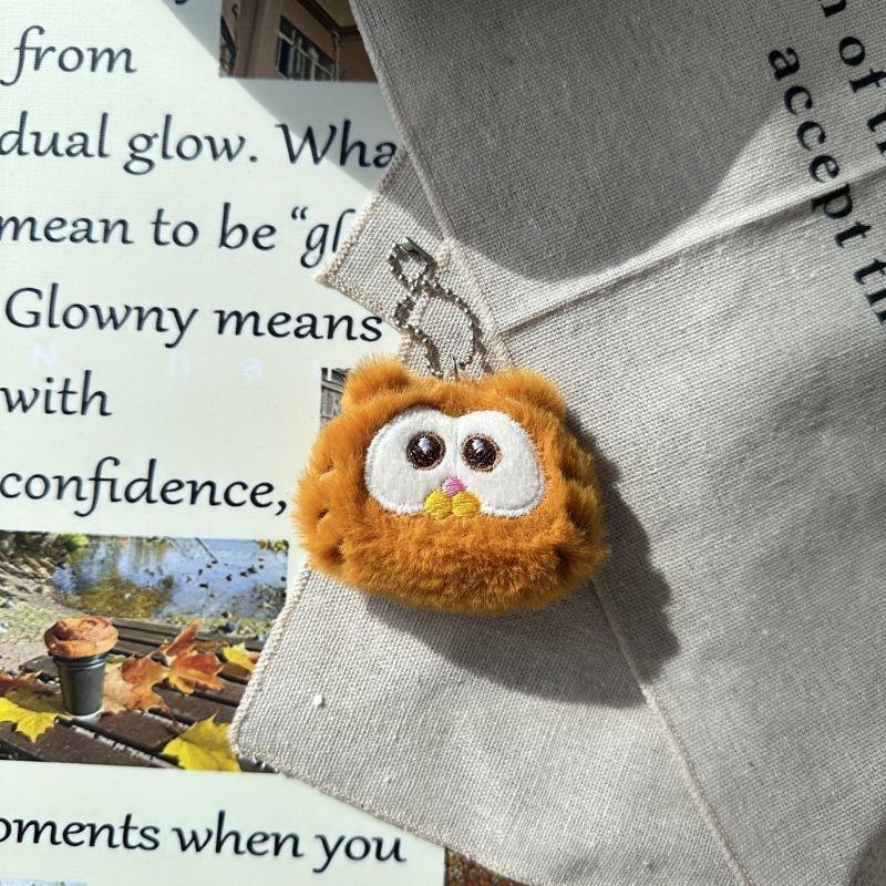 

Big Orange Cat Garfield Doll Keychain Cute Pendant Ins Cute Bag Pendant Best Friend Gift