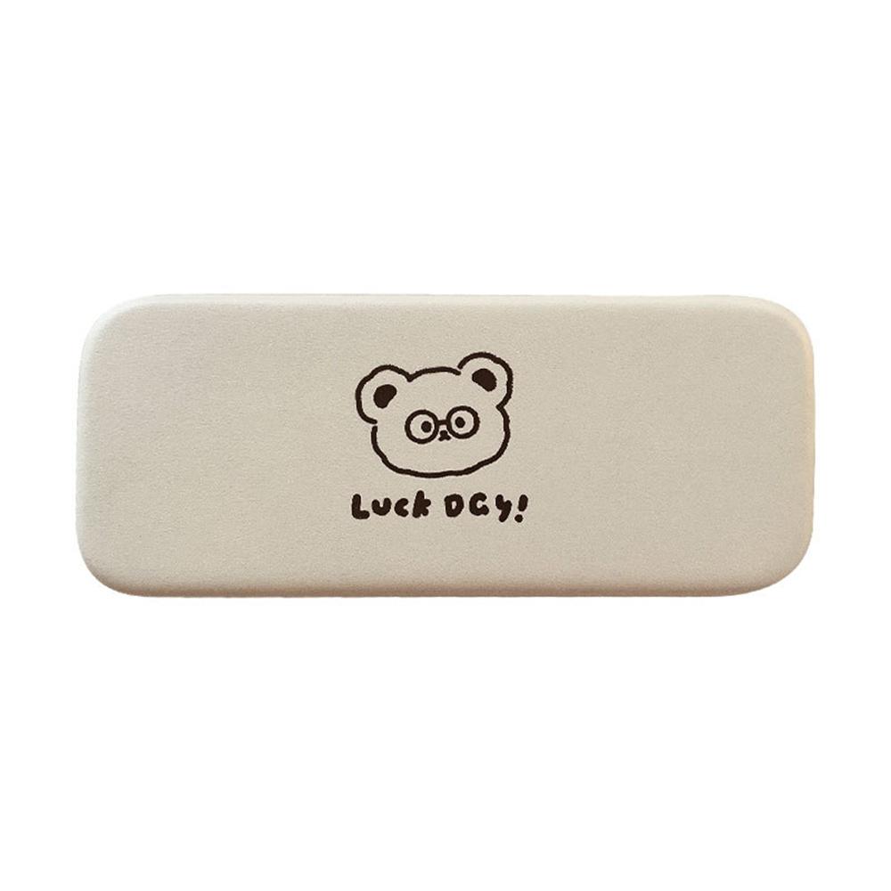 PU Leather Case Imitation Pressed Myopia Glasses Case Eyewear Accessories Small-sized Portable Glasses Case For Everyday Use