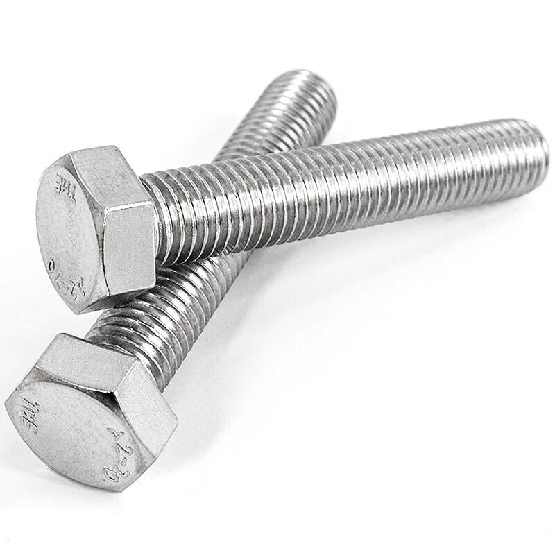 Hesidige JG-646 304 Stainless Steel Full Thread Hex Bolt