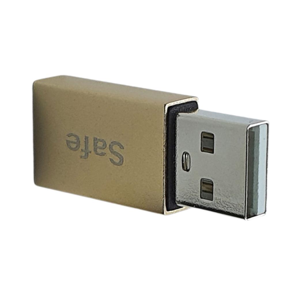 USB Data Blocker USB Male To Female Connection High Security Privacy Protections USB Adapter for Secure Charging