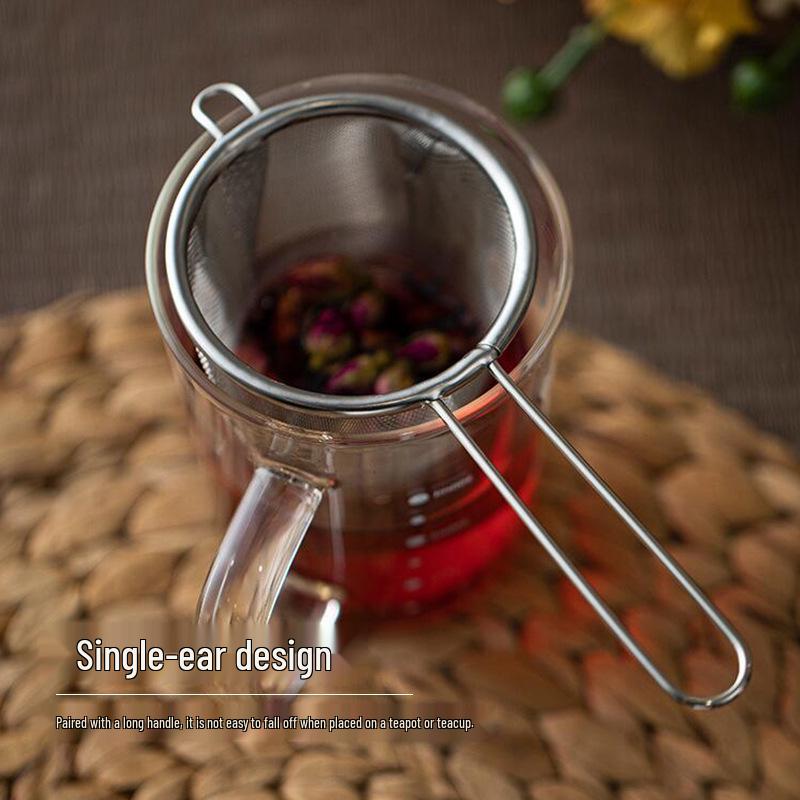 Stainless Steel Fine Mesh Tea and Coffee Infuser with Handle