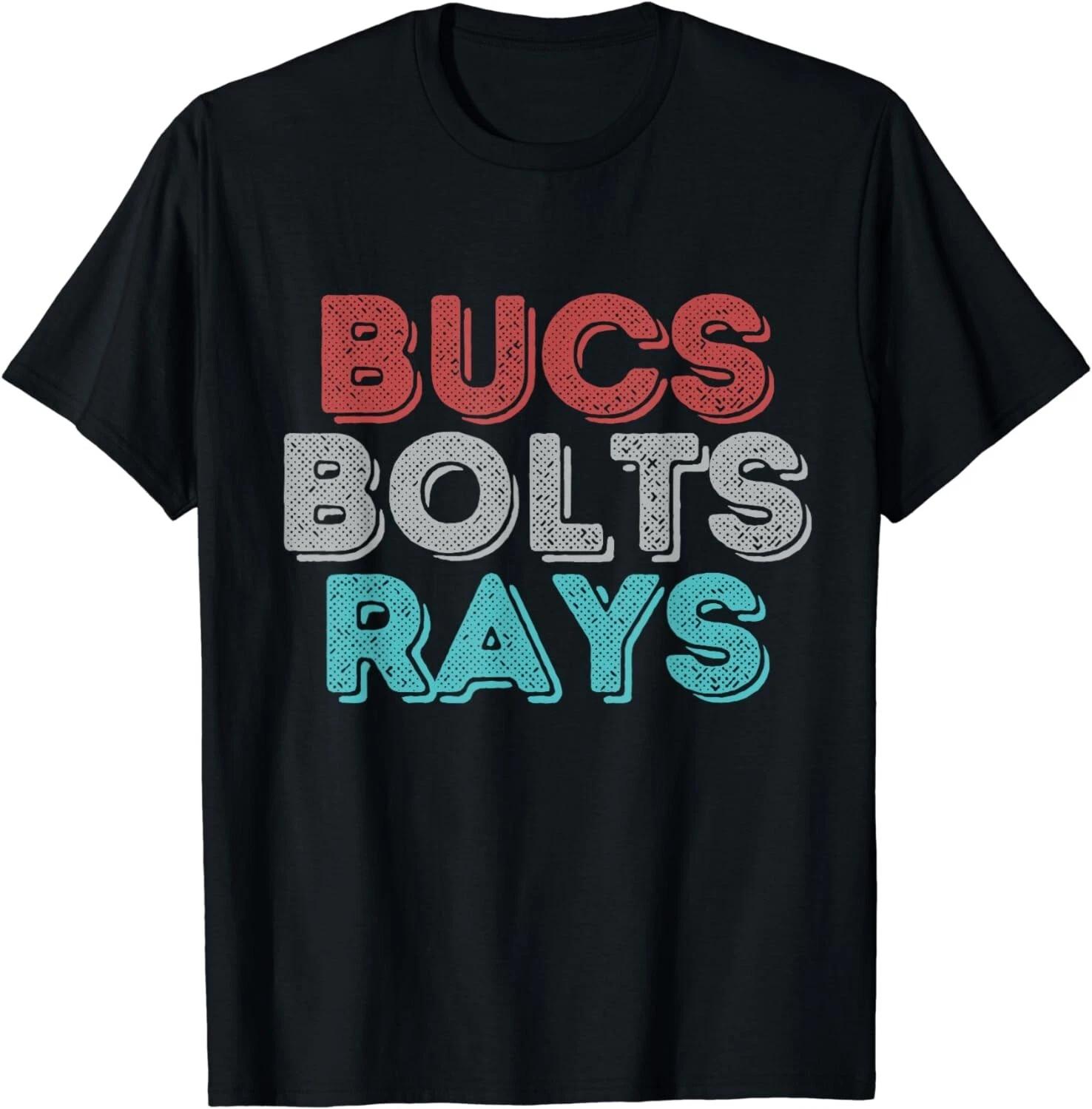 Funny Retro Vintage Bucs Bolts Rays Gift Unisex T-Shirt 2XL