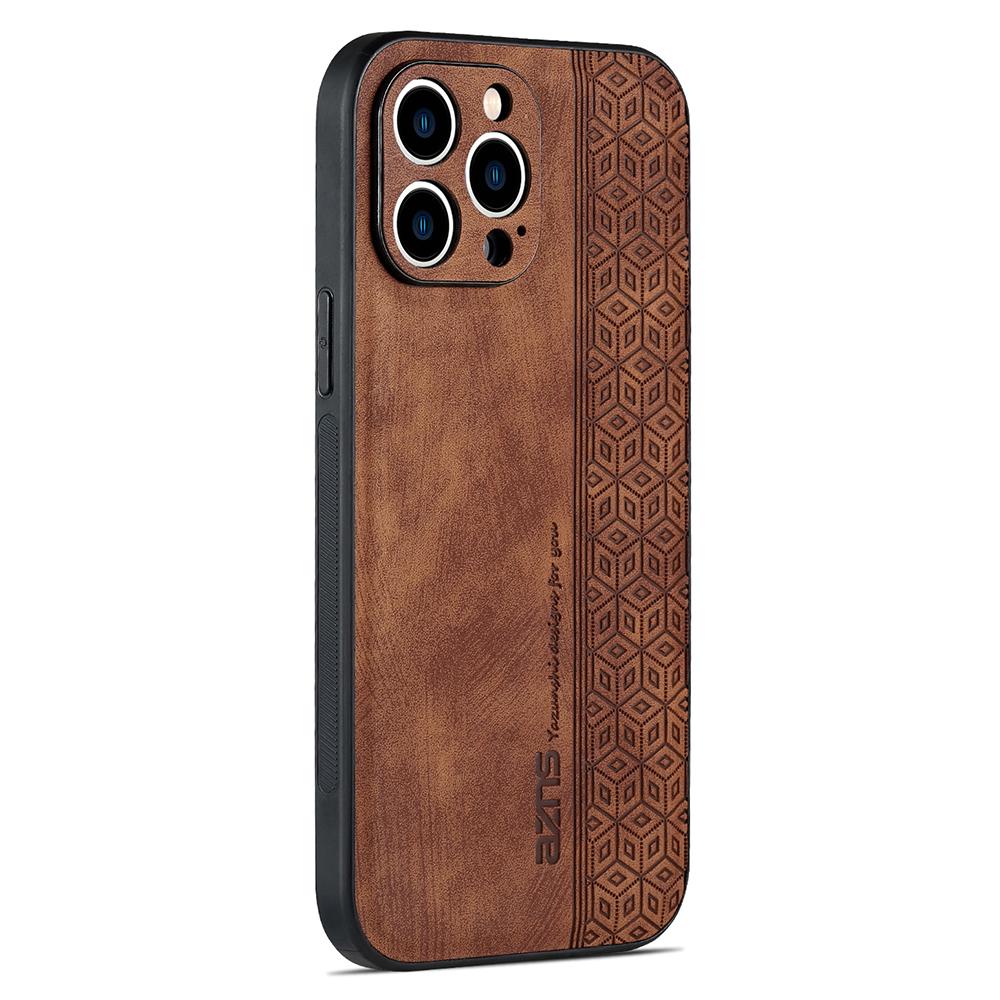 For iPhone 16 Pro Max Case Anti-Drop PU Leather+TPU Phone Cover