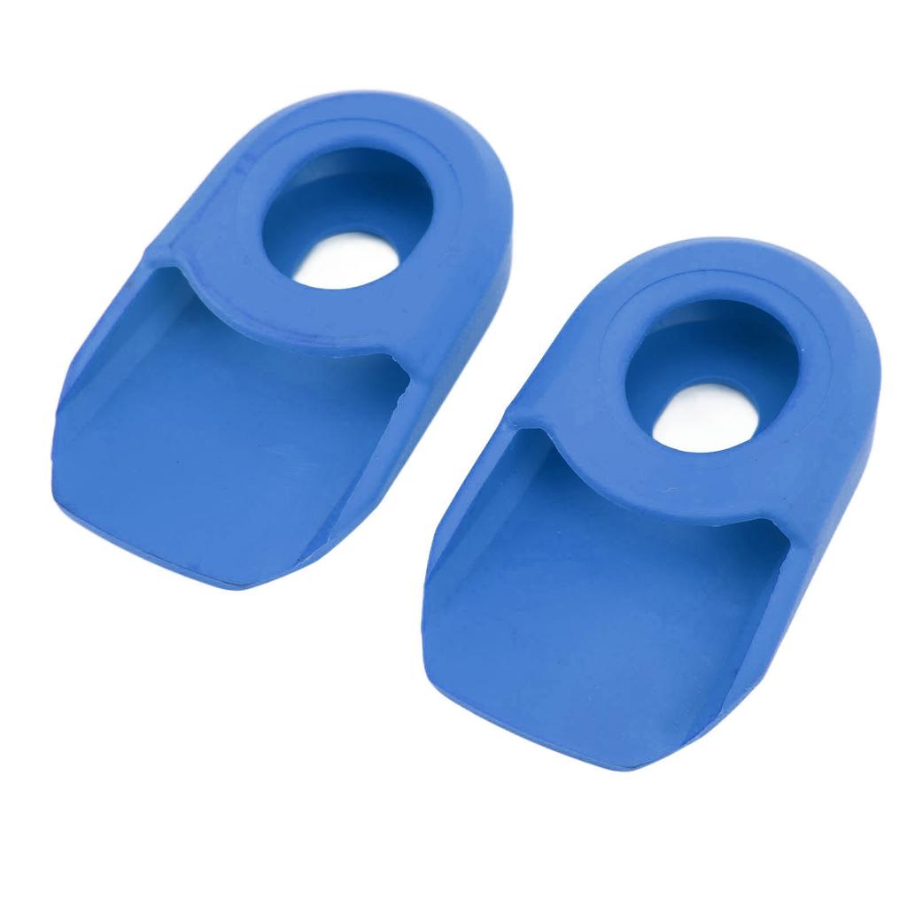 2PCS Bike Crank Cover Protector Silicone BIcycle Crank Arm Sleeve Cover Protective CaseBlue