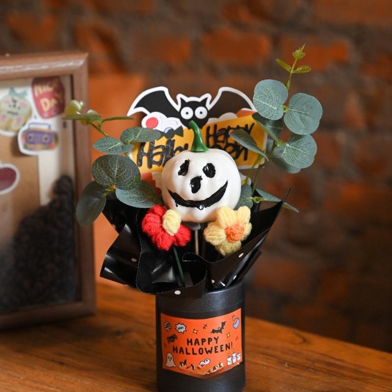 Halloween Gift Decorations Artificial Simulation Halloween Pumpkins Bouquet