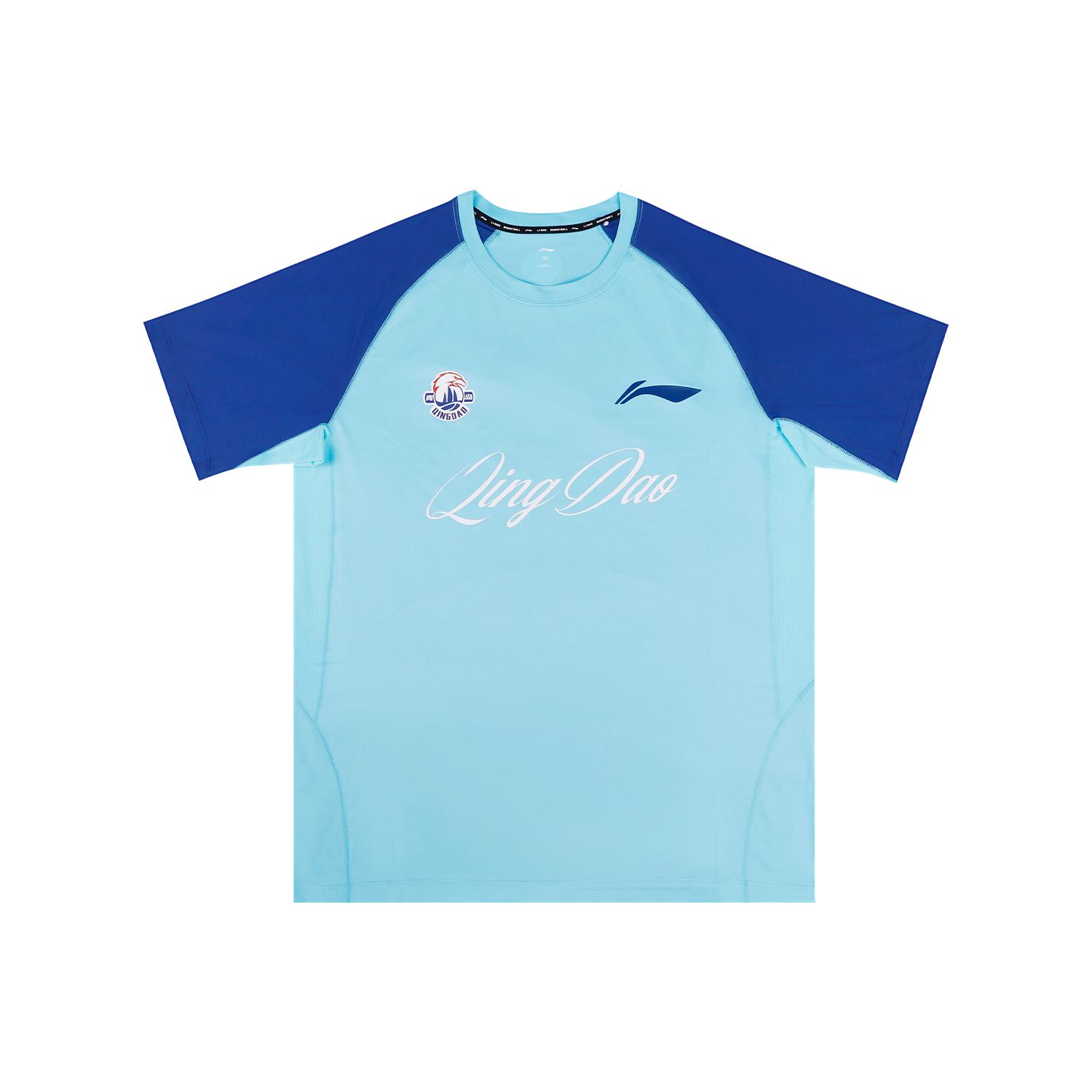 Li Ning T Shirt Unisex Light Blue ATSV933-1 XXL