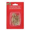 Christmas Tree Accessory Kit 100 Pcs Ornament Hooks, Metal S-Shaped Hangers, Sturdy Hooks for Baubles Balls, Lanterns, Decoration Large Quantity