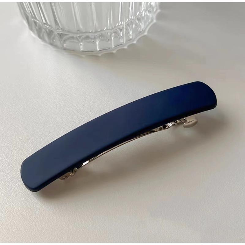Women Korean Style Temperament Hair Clip Girls Simple Hairpin Korean Colorful Matte Barrette Hair Styling Ponytail Accessories
