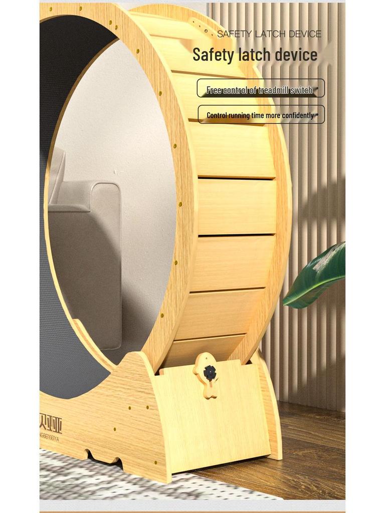 Silent Cat Treadmill: Anti-Pinch High Fiber Climbing & Exercise Wheel