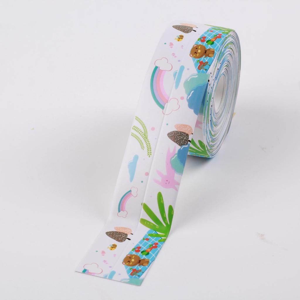 Waterproof Self-Adhesive Grout & Splash Guard Tape for Kitchen and Bathroom