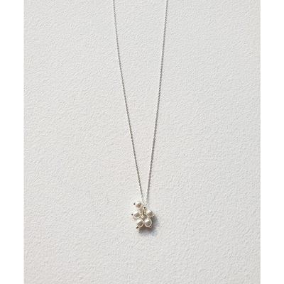 (Silber 925) Perlen-Cluster-Halskette