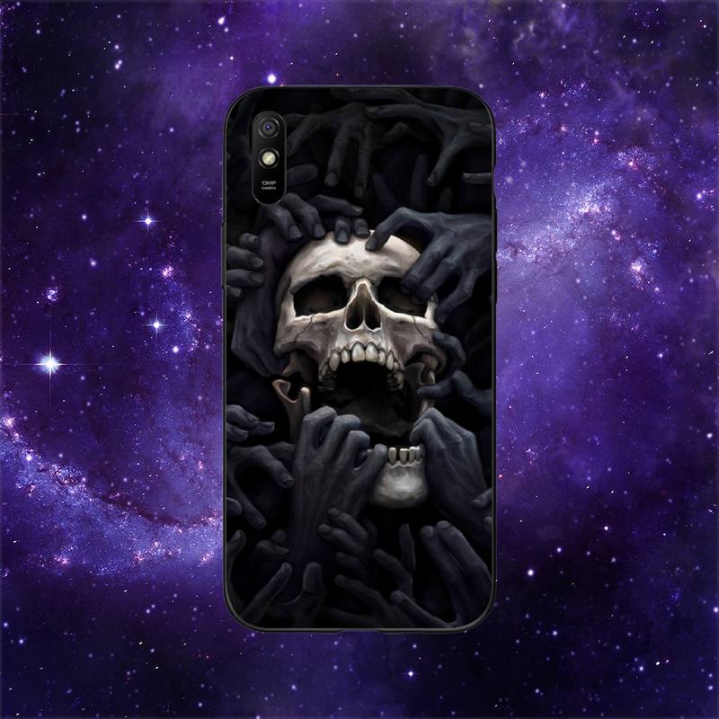 Horror Skull Phone Case For Xiaomi9 10 11PRO LITE Redmi NOTE7 8 9 10A PRO K40 Poco3 Shell