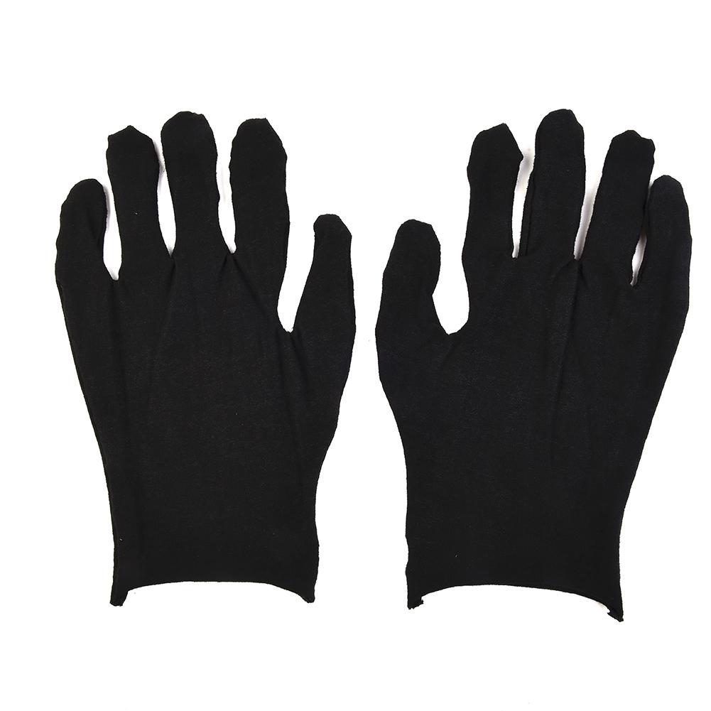 Practical Gloves Cotton Gloves Comfort Dry Moisturizing Machine Lock Outdoor Soft Work 12 Pairs Ergonomic Design