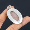 Halloween Deal Natural Strawberry Quartz New Pendant Jewelry 925 Sterling Silver