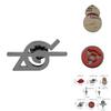 Naruto Hokage Symbool Speld Met Gegalvaniseerde Afwerking Voor Toer Souvenirs