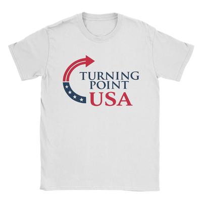 Turning Point USA Charlie Kirk T-Shirts Men  Novelty Cotton Tee Shirt Round Neck Short Sleeve T Shirt Birthday Present Clothes
