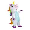 anime Inflatable Unicorn Costume Pink Full Body Unicorn Cosplay Costumes with Blower Funny Party Halloween Costume for Adult