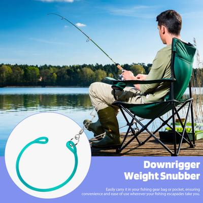 Fiske Downrigger Vikt Snubber med Släpp Snap Vikter Klämmor Kompakt Design Bärbar Trolling Snubber Havsfiskeutrustning
